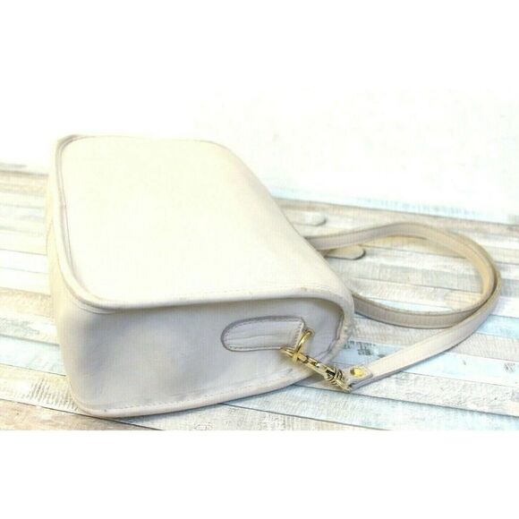 PARTNERS MERVYNS IVORY GENUINE LEATHER CROSSBODY SHOULDER BAG MESSENGER PURSE - Picture 5 of 9